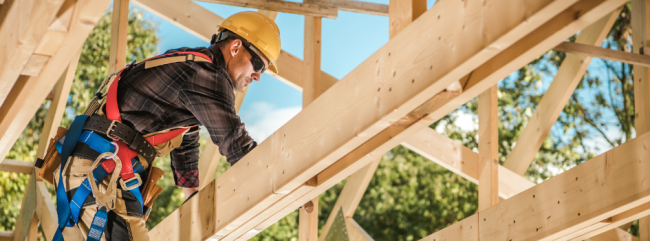 framing nails to build a house